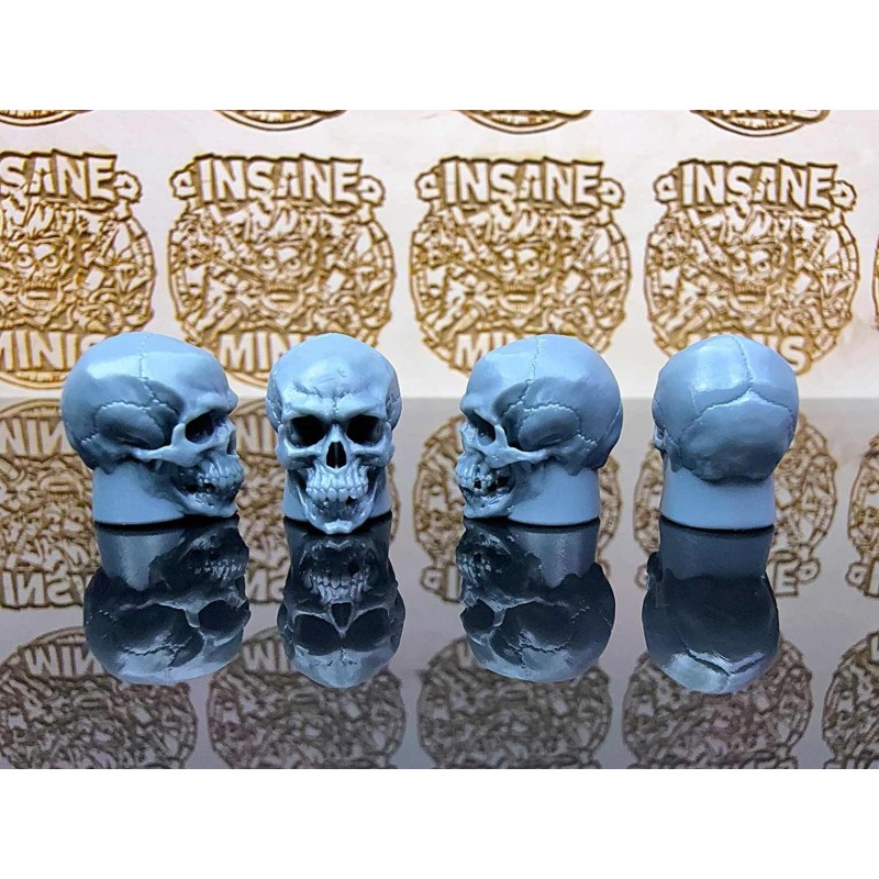 Paint toppers - Skulls  10 pcs